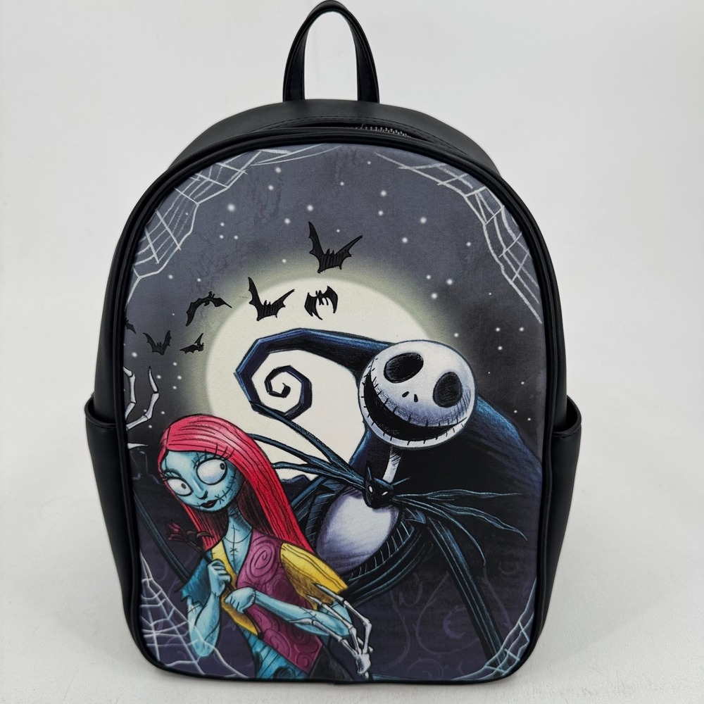 Disney The Nightmare Before Christmas Mini Backpack Jack & Sally Spiderweb